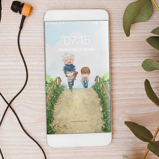 Digital Phone Wallpaper: set of 3