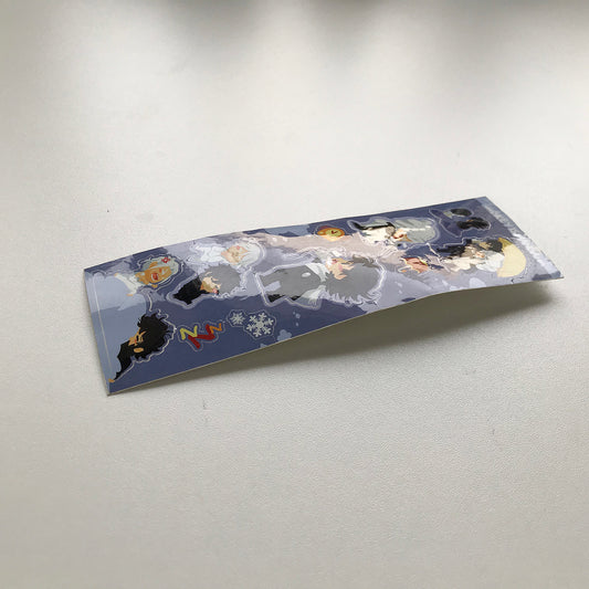 Discontinued: Mild Storage Defect || Purple Sticker Sheet