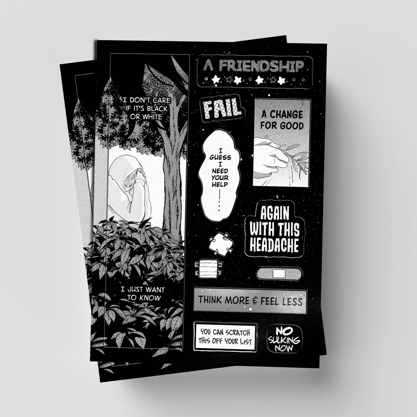 [Stickers] Thoughts and Feelings of Vol1 - Set of 2