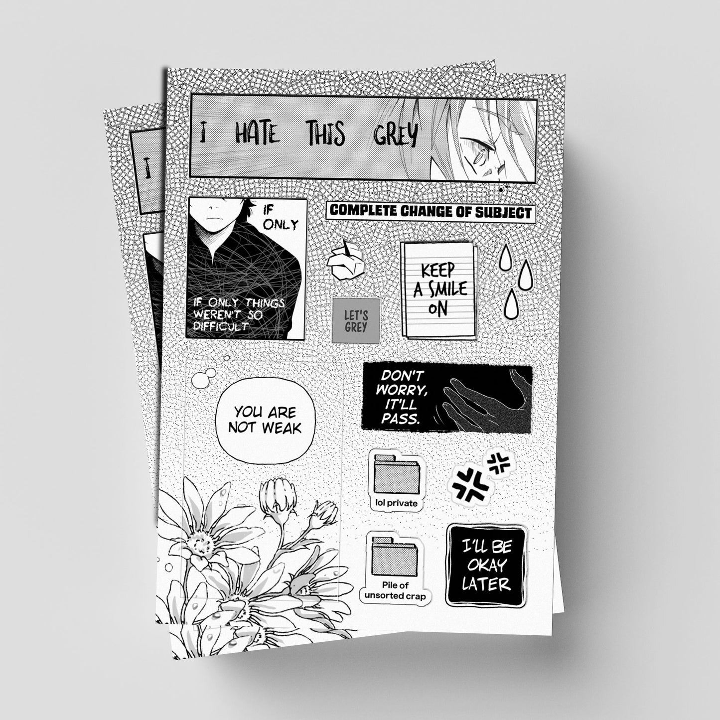 [Stickers] Thoughts and Feelings of Vol1 - Set of 2