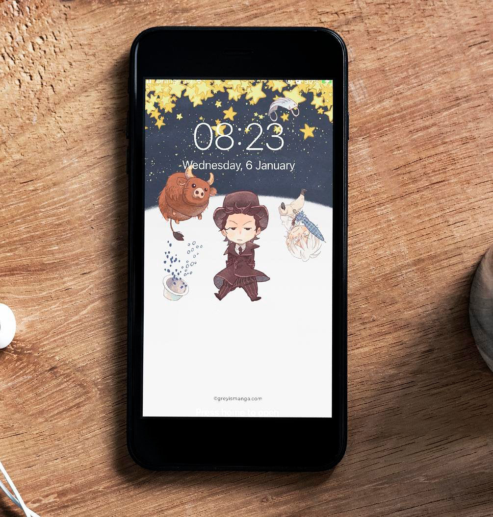 Digital Phone Wallpaper: set of 3