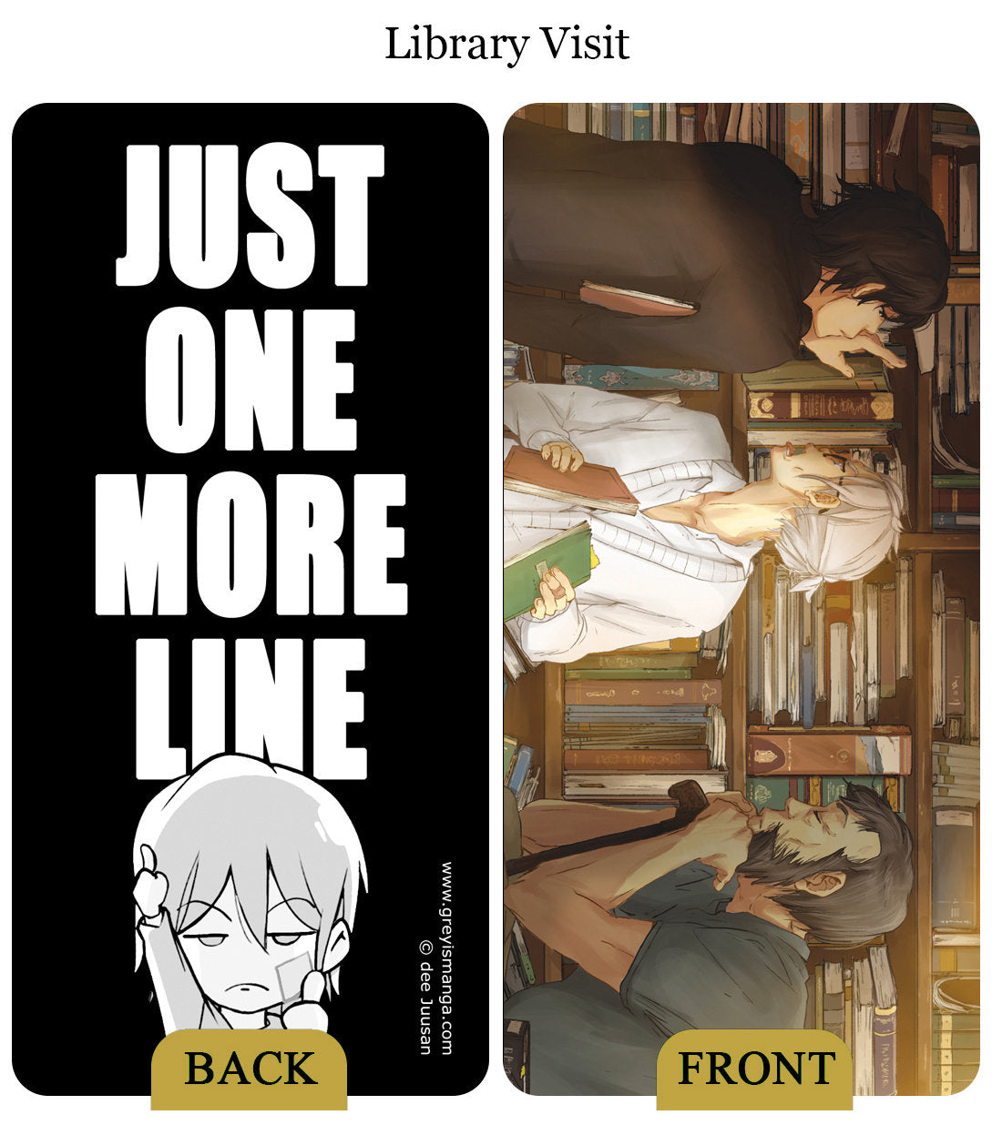 [Paper Bookmarks] Library Visit