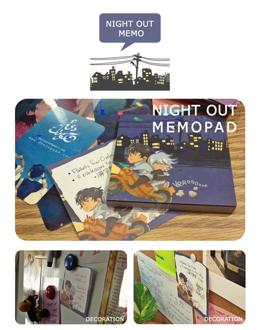 Discontinued: Mini Notepad || Night Out