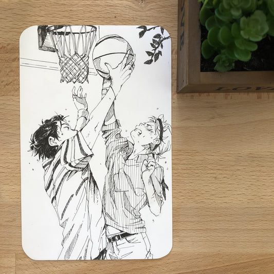 Original: Basketball Ink Card