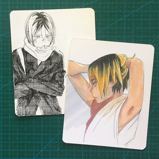 Original: 2 Kozume Kenma Sketchcards