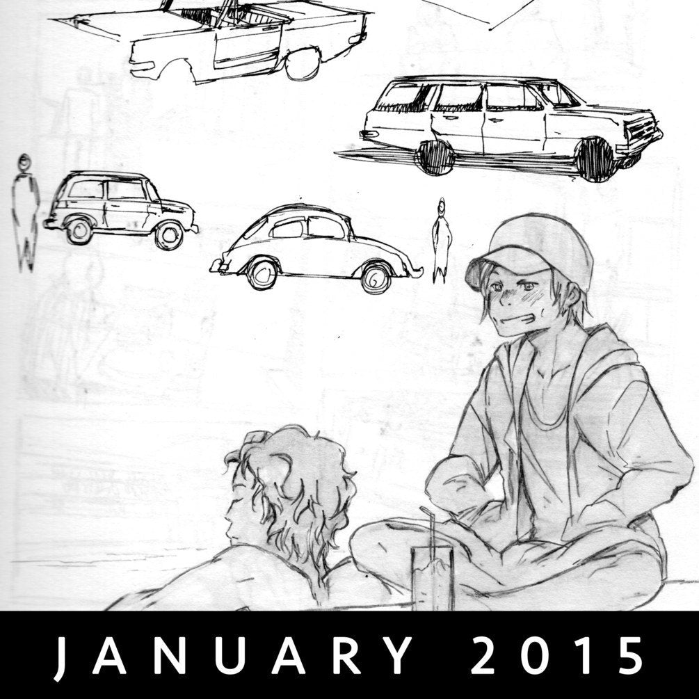 [E-book] Sketchbook: Random Studies and Sketches 2013-2015