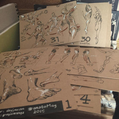 [E-book] Sketchbook: Random Studies and Sketches 2013-2015