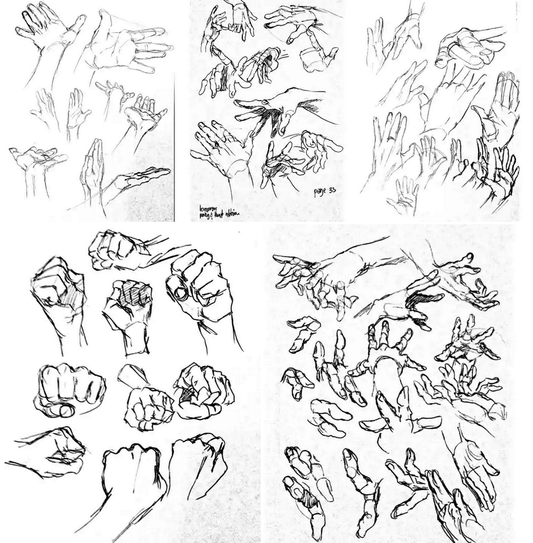 [E-book] Sketchbook: Random Studies and Sketches 2013-2015