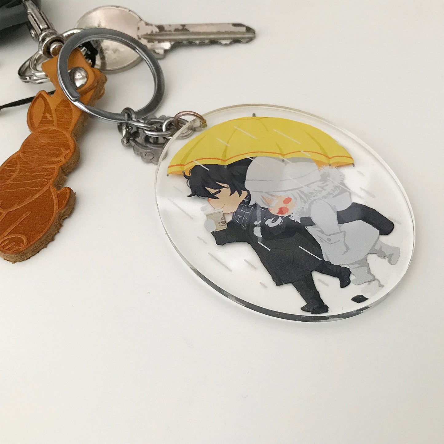 [Acrylic Keychain] Rainy Walk