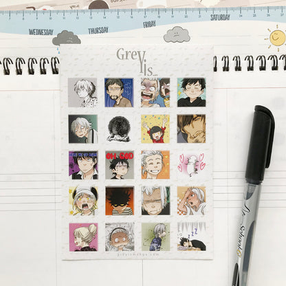 [Stickers] Expressive Sticker Sheet [1]