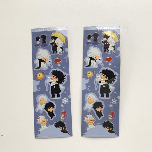 Discontinued: Mild Storage Defect || Purple Sticker Sheet