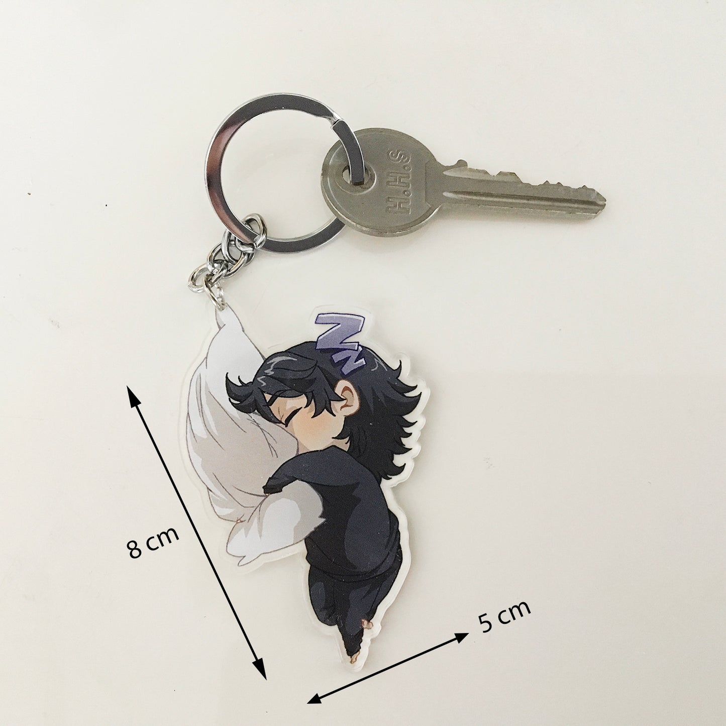 [Acrylic Keychain] Hug the pillow