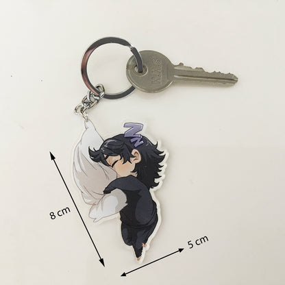 [Acrylic Keychain] Hug the pillow