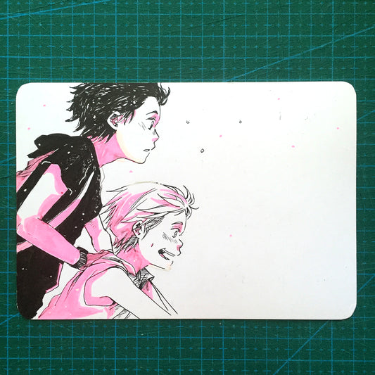 Original: On Bicycle Sketchcard