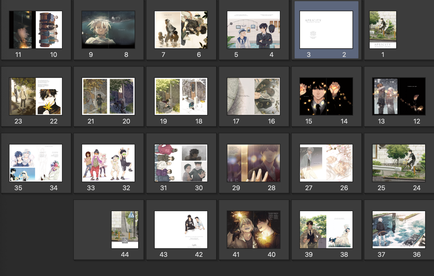 [E-Book] Apricity: The Art of Grey is... (2016-2018)