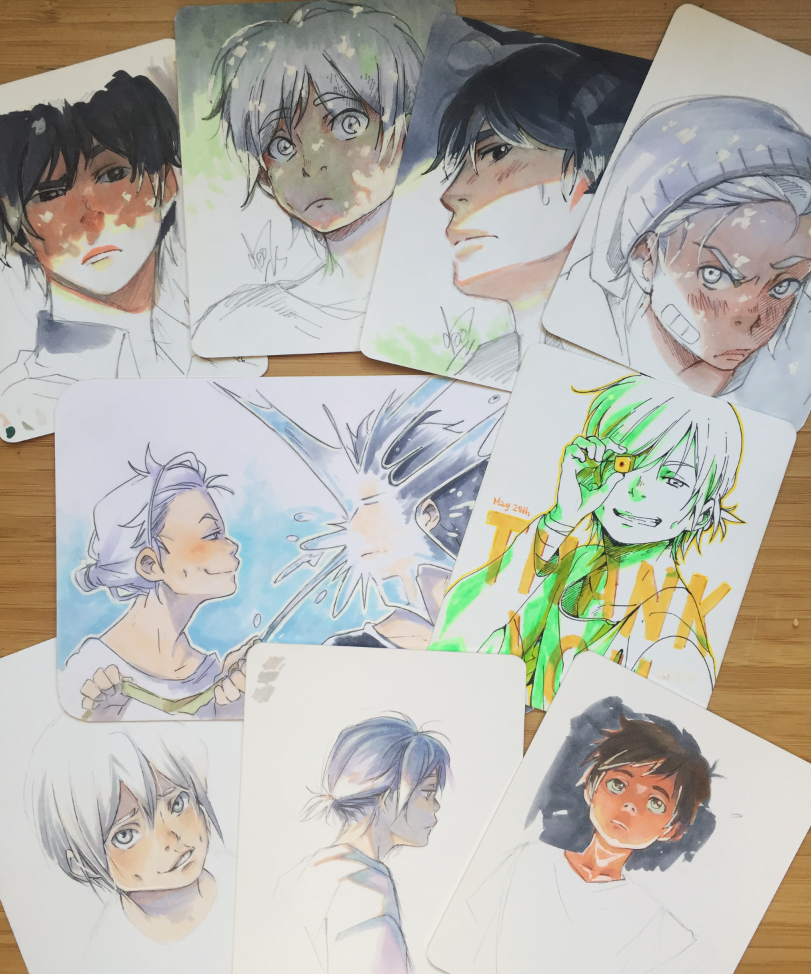 Original: Colored Sketch card