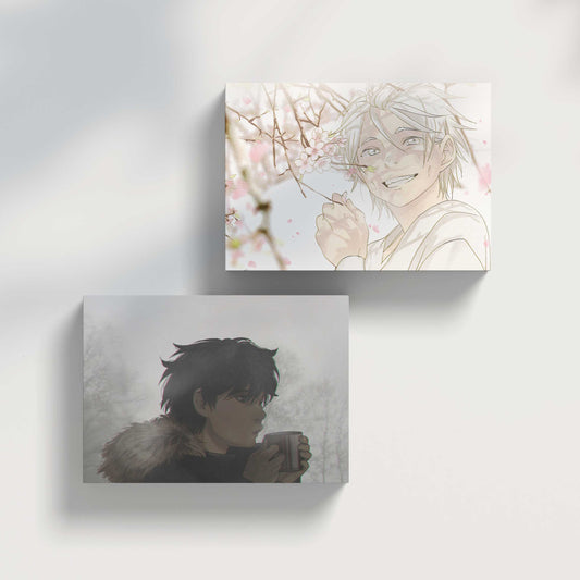 [Postcard] Spring and Fall [2 Card Set]