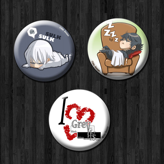 Discontinued: [Badge] 3cm button (designs)