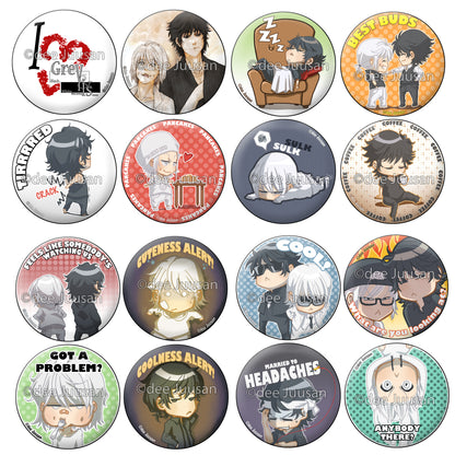 Discontinued: [Badge] 6cm button (4 designs)