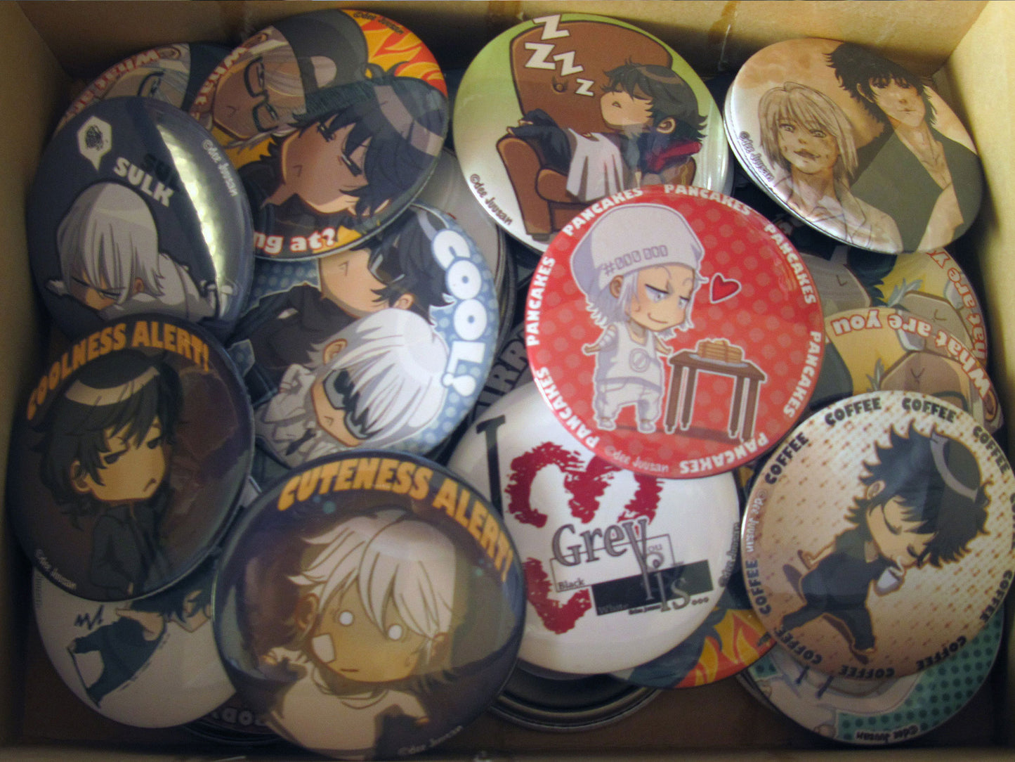 Discontinued: [Badge] 6cm button (4 designs)