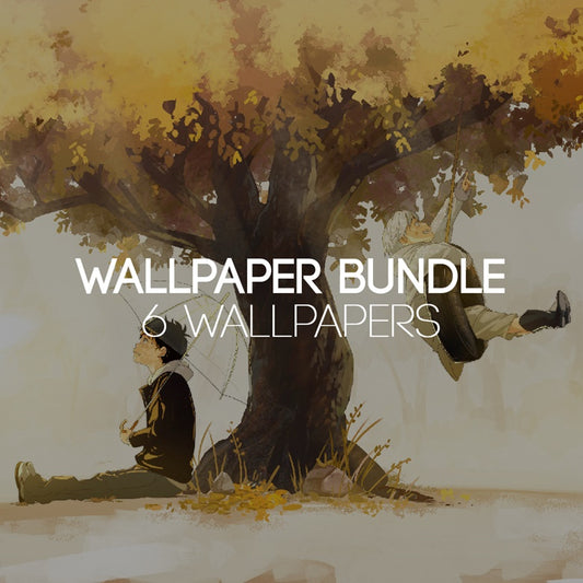 [Digital] Wallpaper Bundle || 2015 landscape illustrations (Set of 6)