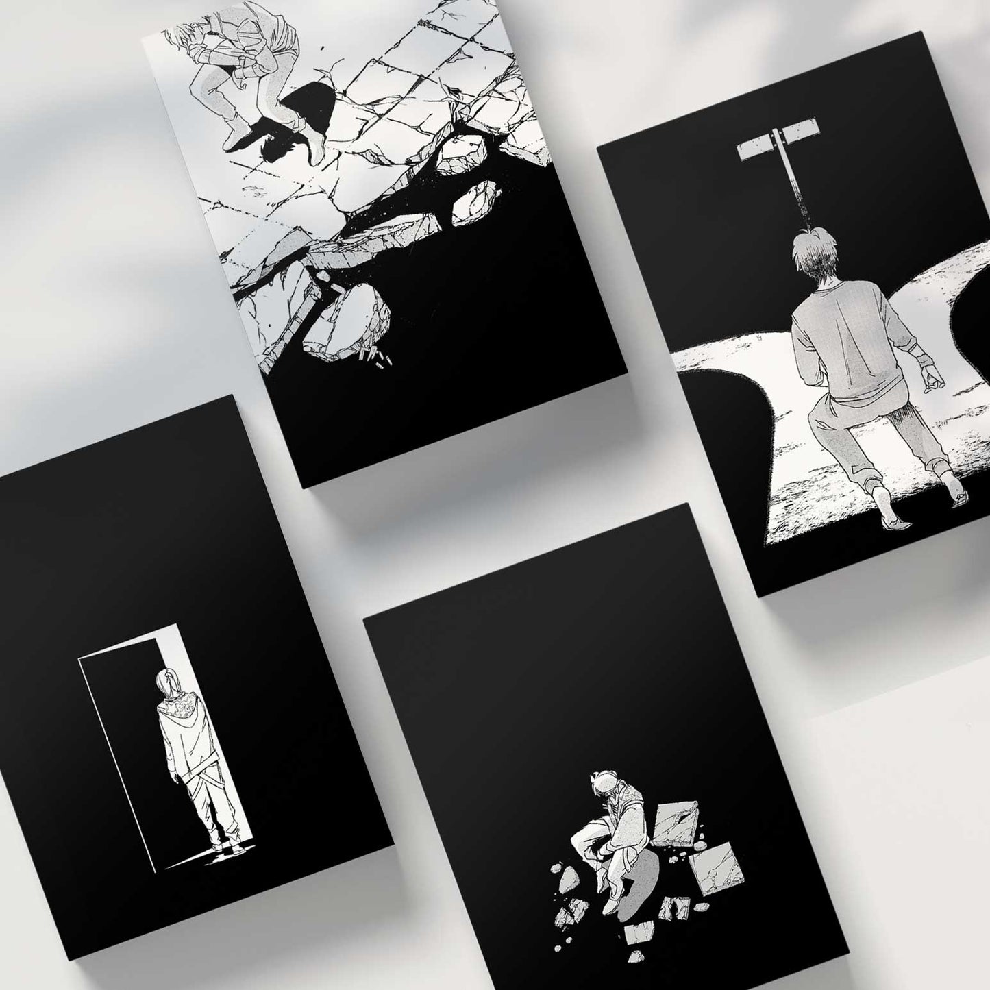 [Postcard] In Darkness [4 Card Set]