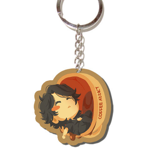Discontinued: [Acrylic Keychain] Coffee Addict