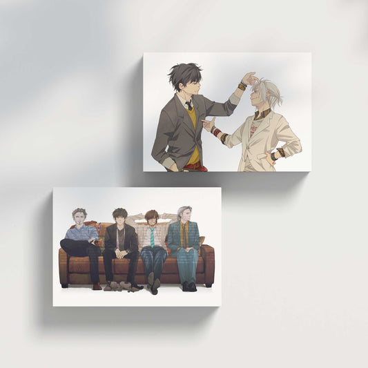 [Postcard] Suits [2 Card Set]